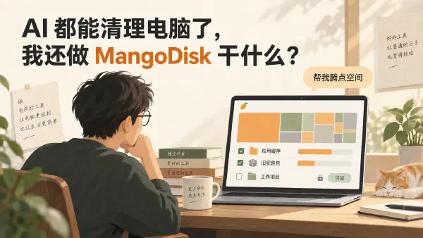 AI 都能清理电脑了，我还做 MangoDisk 干什么？